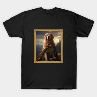 Noble Golden Retriever - Medieval Scottish Prince (Framed) T-Shirt